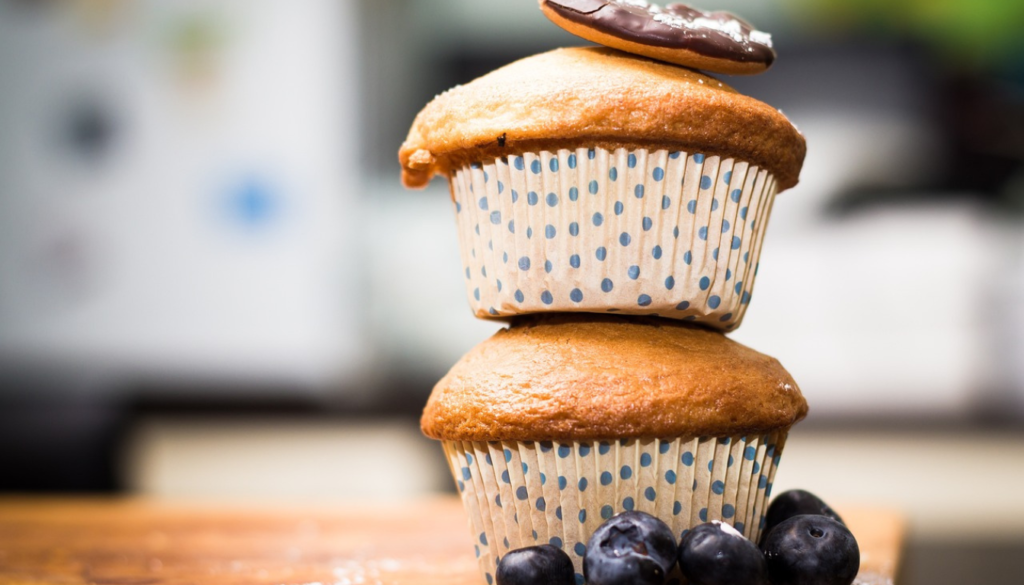 Whole-Wheat Blueberry Muffins